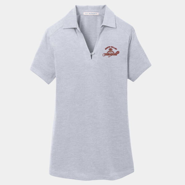Ladies Grey Polo Thumbnail