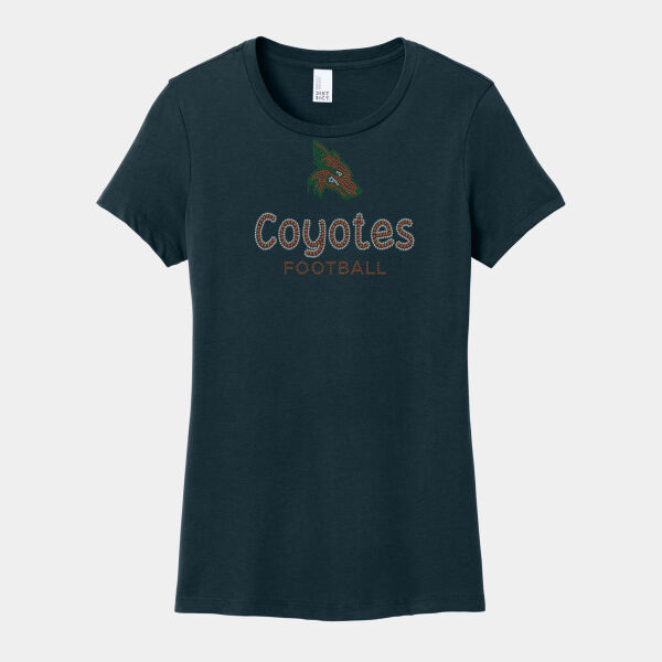 Ladies BLING Coyotes Scoop Neck Shirt Thumbnail