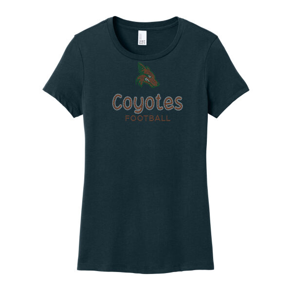 Ladies BLING Coyotes Scoop Neck Shirt Thumbnail